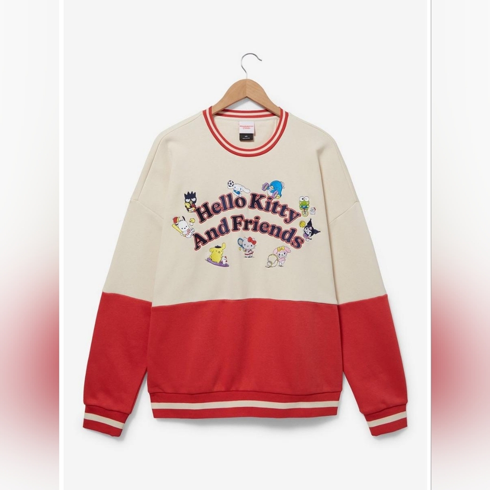 Sanrio Hello Kitty and Friends Sporty Panel Crewneck